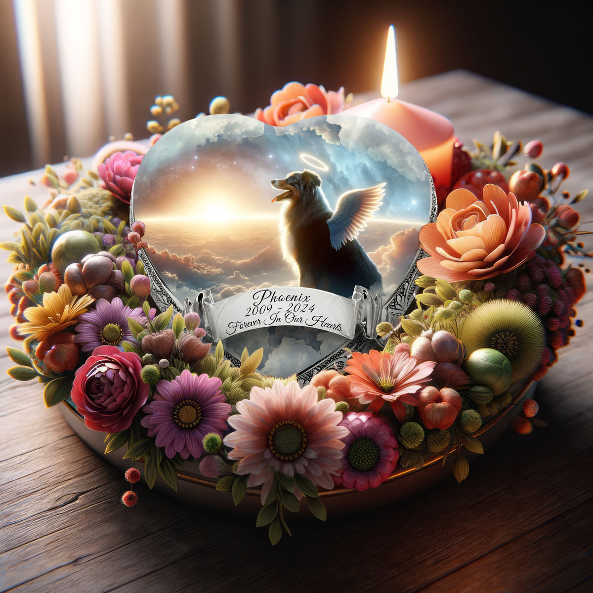 Eternal Elegance Dog Urns Australian Shepherd - Cosmic Bliss Dog Urn