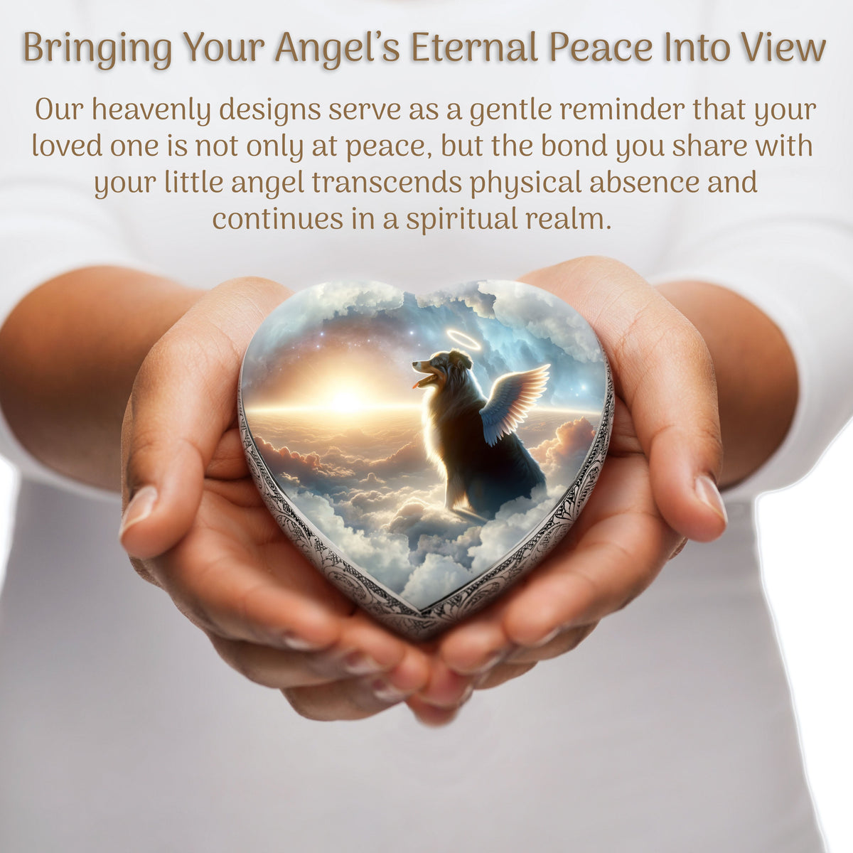 Eternal Elegance Dog Urns Australian Shepherd - Cosmic Bliss Dog Urn