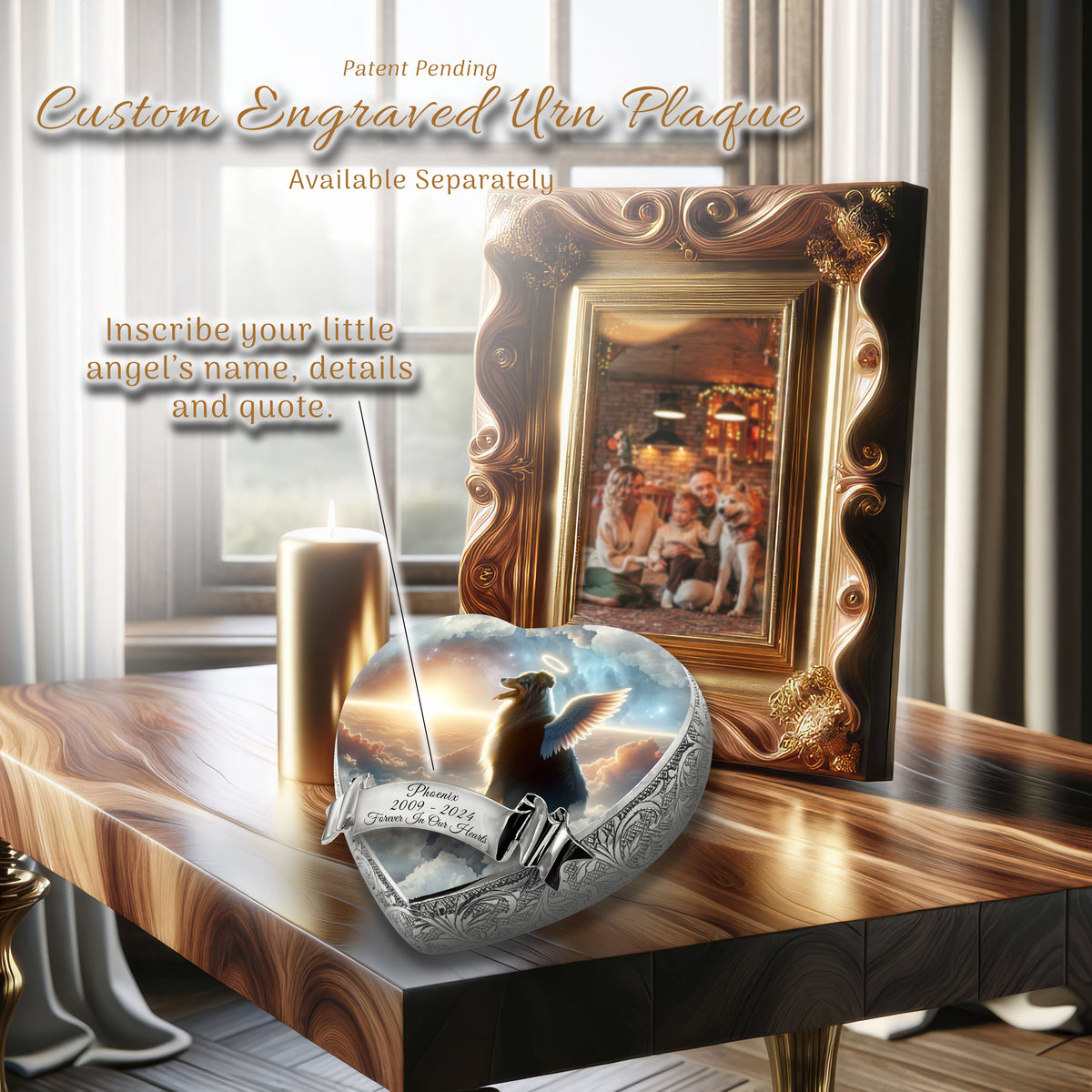 Eternal Elegance Dog Urns Australian Shepherd - Cosmic Bliss Dog Urn