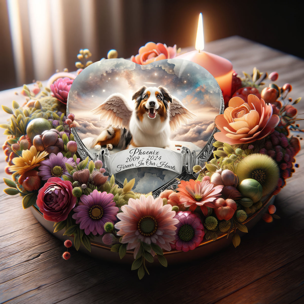 Eternal Elegance Dog Urns Australian Shepherd - Orion Shimmer Dog Urn