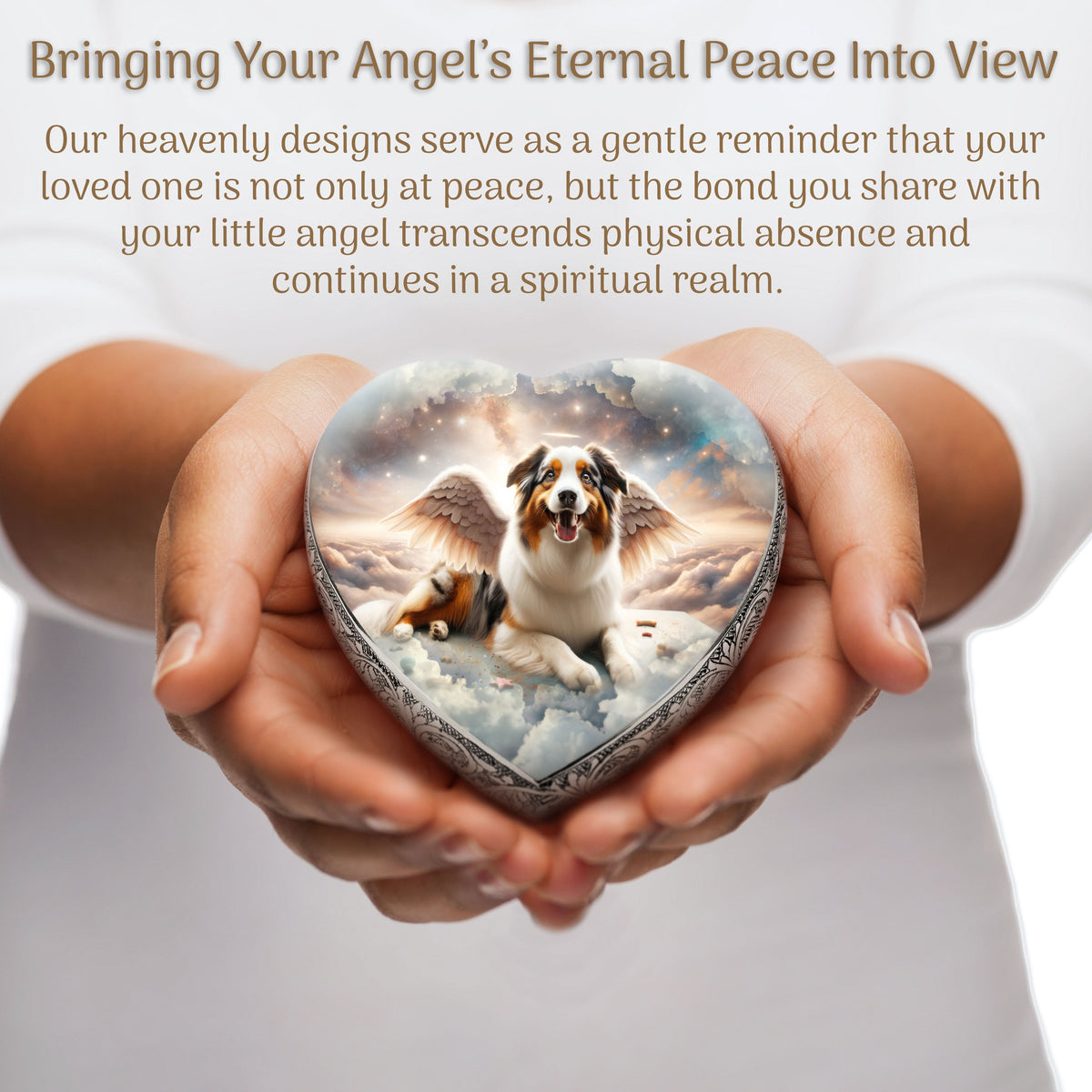 Eternal Elegance Dog Urns Australian Shepherd - Orion Shimmer Dog Urn