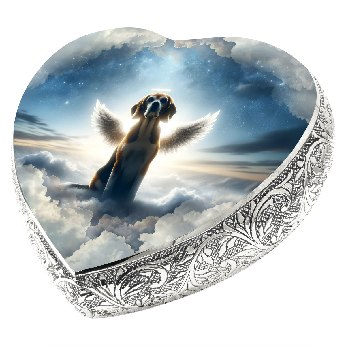 Eternal Elegance Dog Urns Beagle - Divine Tapestry Dog Urn