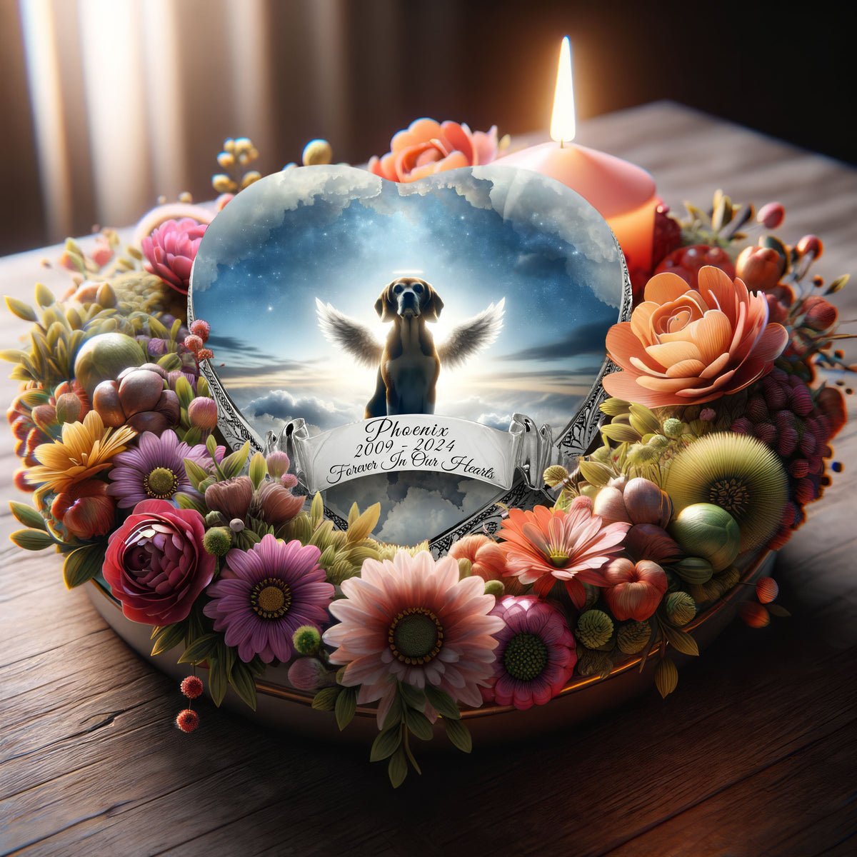 Eternal Elegance Dog Urns Beagle - Divine Tapestry Dog Urn