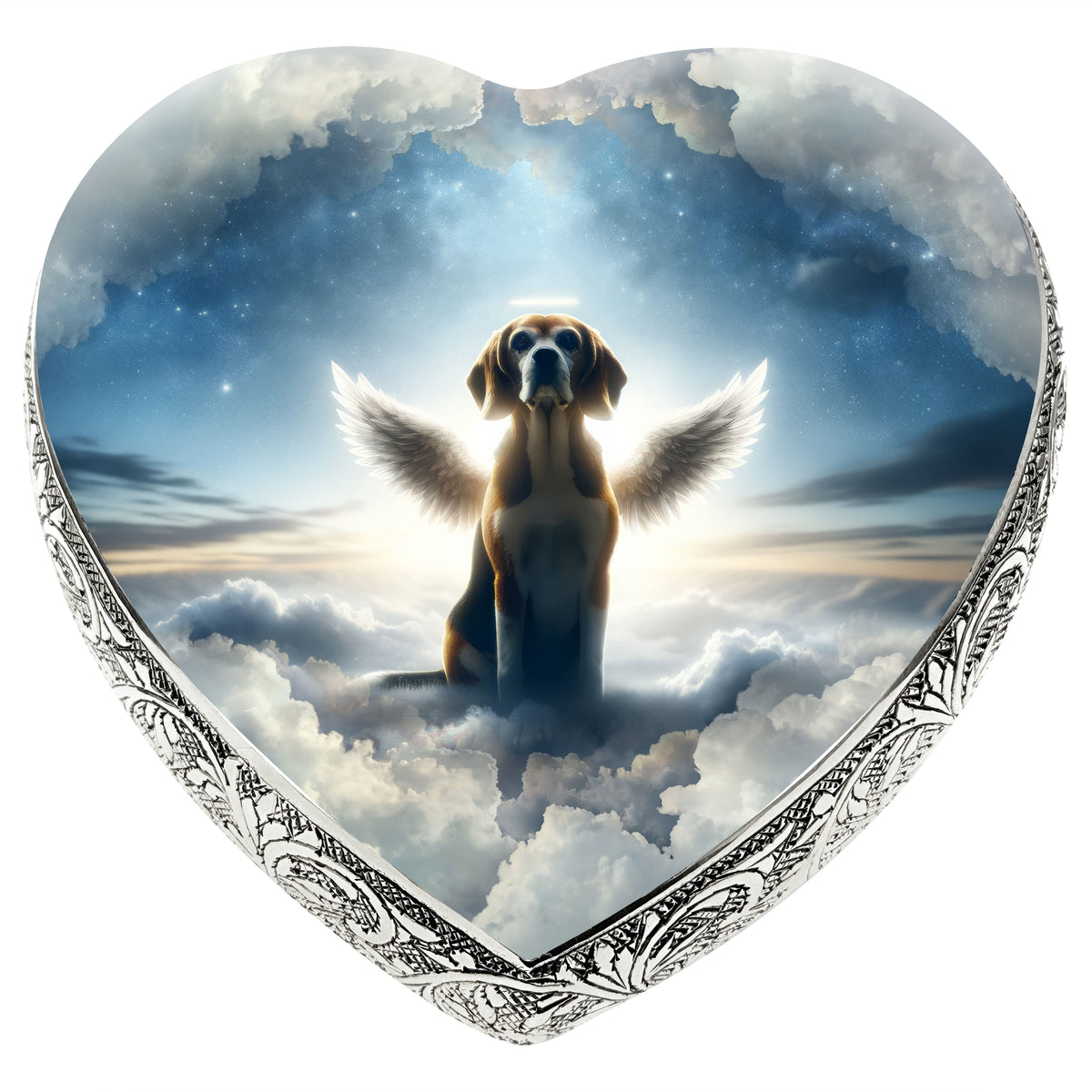 Eternal Elegance Dog Urns Beagle - Divine Tapestry Dog Urn