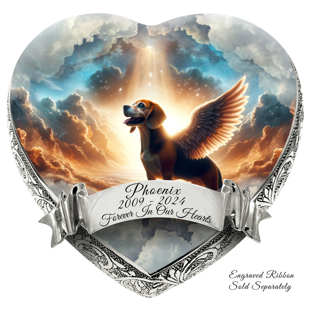 Eternal Elegance Dog Urns Beagle - Galaxy Glaze Dog Urn