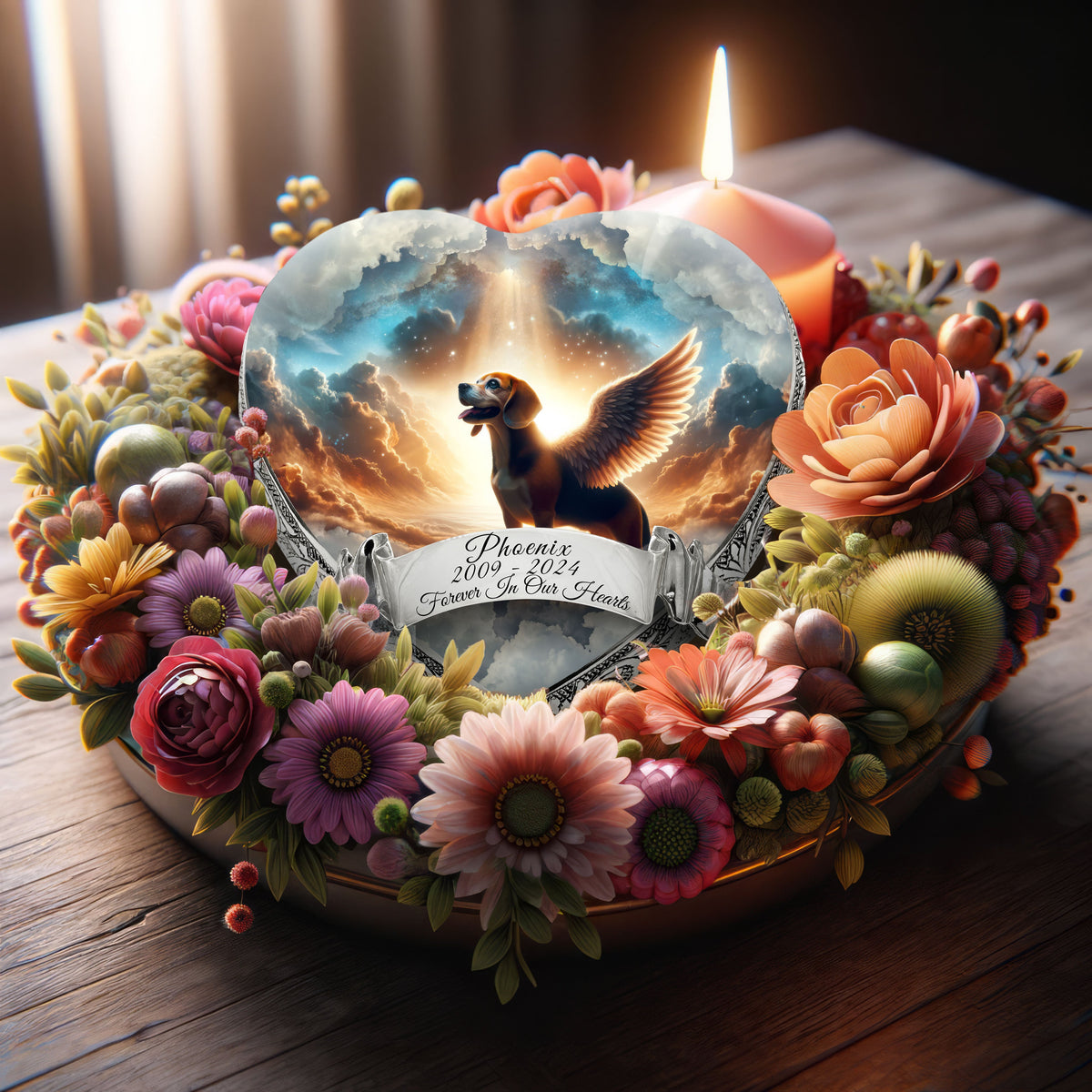 Eternal Elegance Dog Urns Beagle - Galaxy Glaze Dog Urn