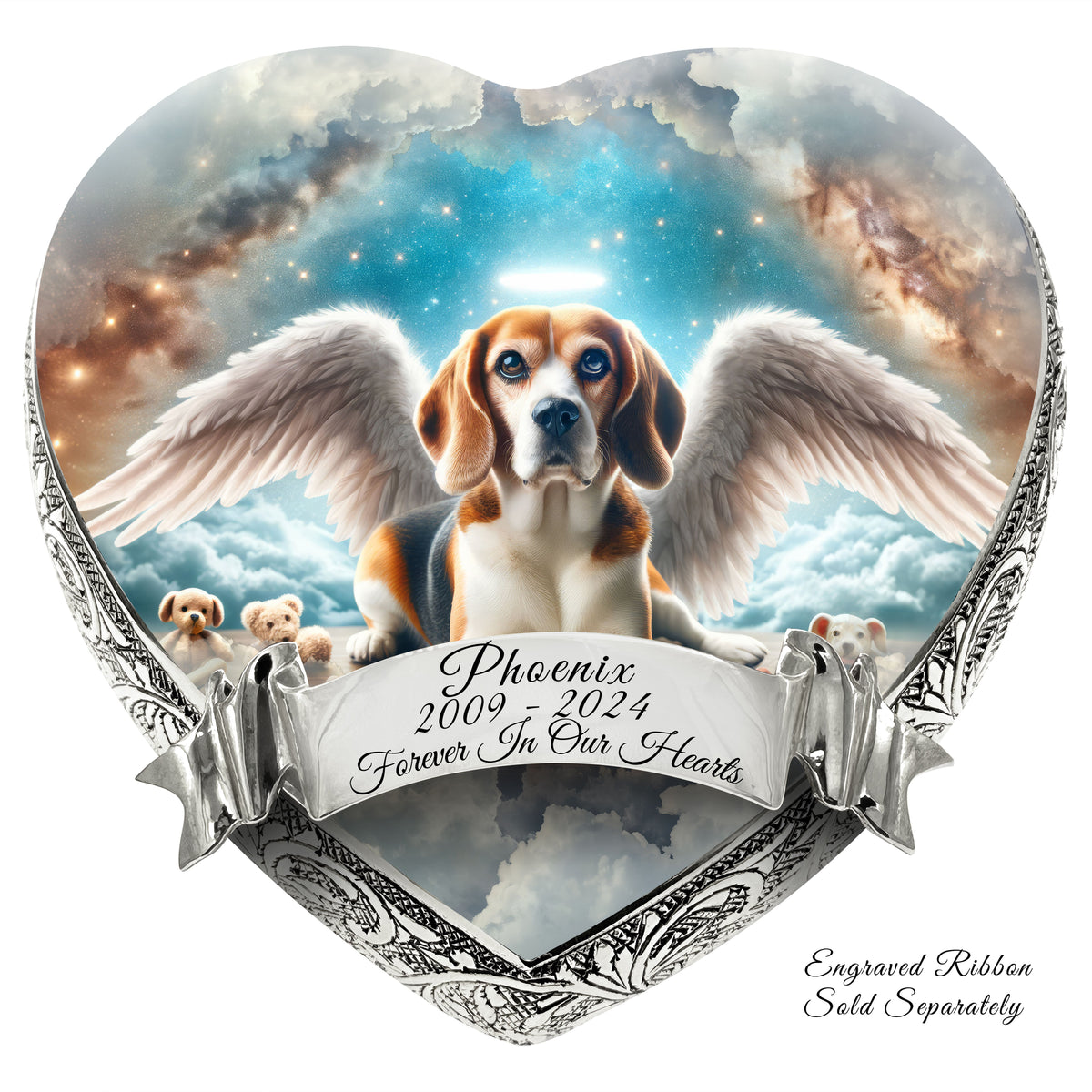 Eternal Elegance Dog Urns Beagle - Heavenly Splendor Dog Urn