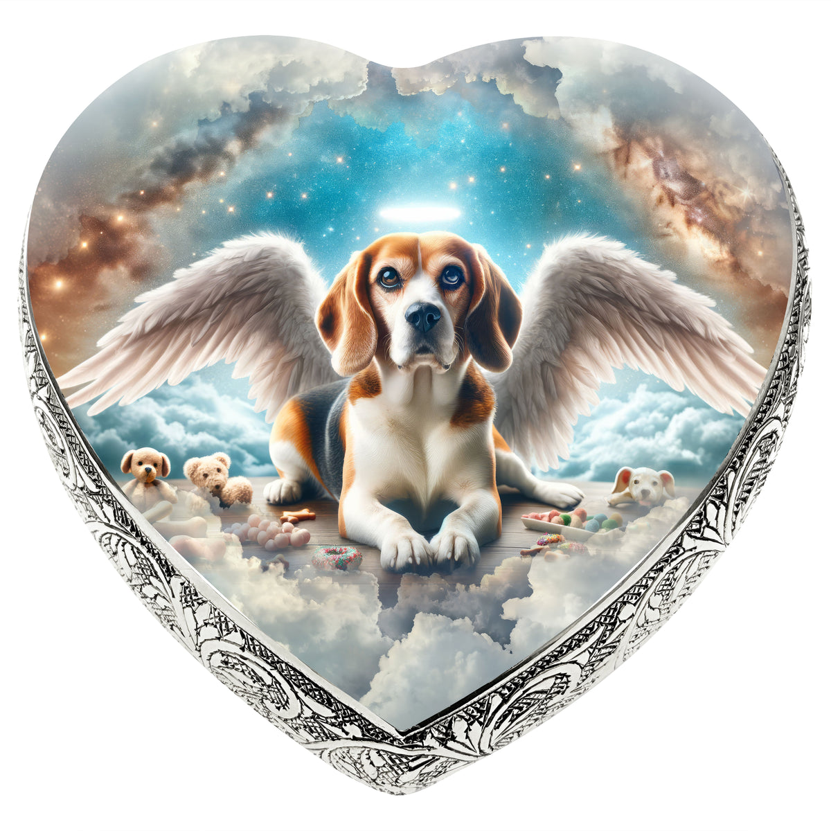 Eternal Elegance Dog Urns Beagle - Heavenly Splendor Dog Urn