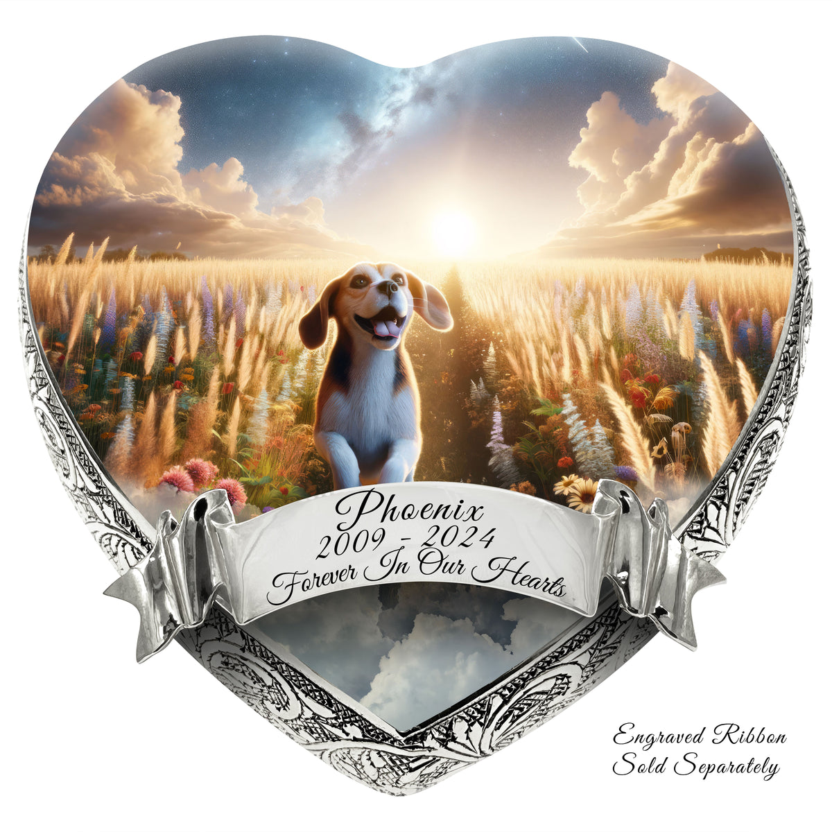 Eternal Elegance Dog Urns Beagle - Heavenly Splendor Dog Urn
