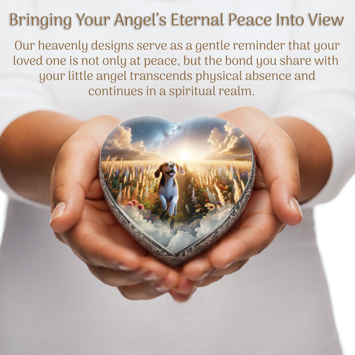 Eternal Elegance Dog Urns Beagle - Heavenly Splendor Dog Urn