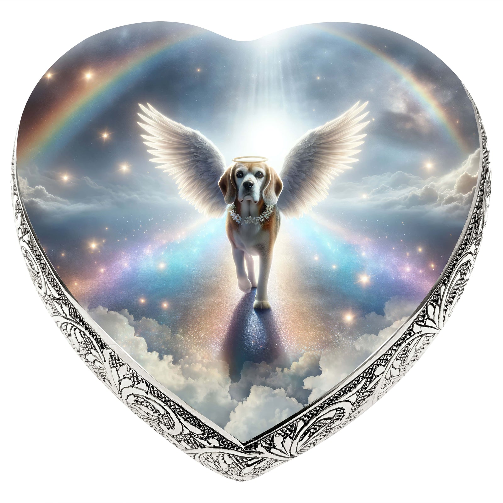 Eternal Elegance Dog Urns Beagle - Rainbow Bridge Dog Urn