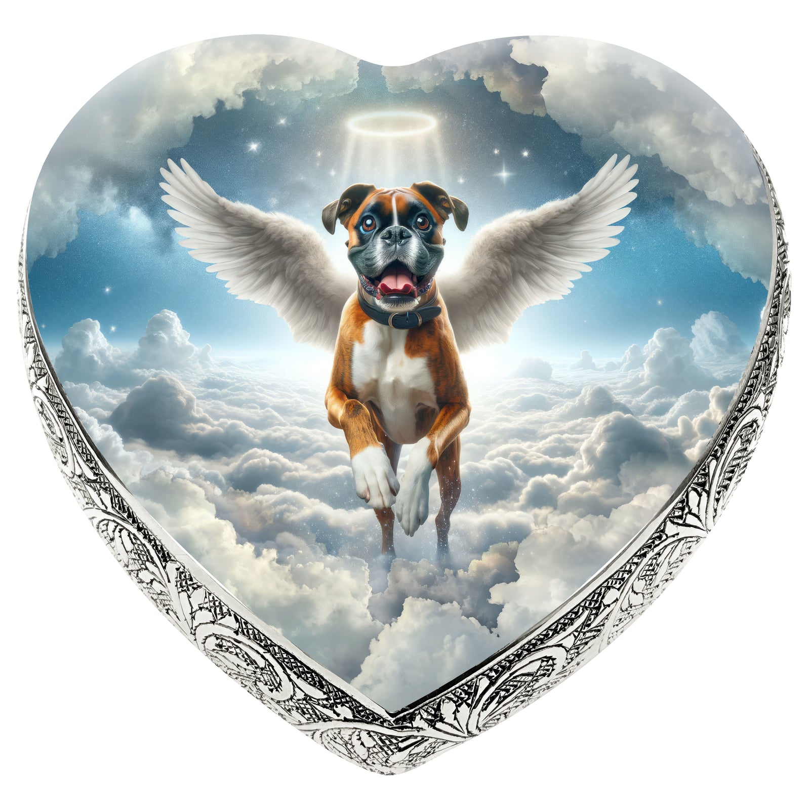 Eternal Elegance Dog Urns Boxer - Angelic Horizon Dog Urn