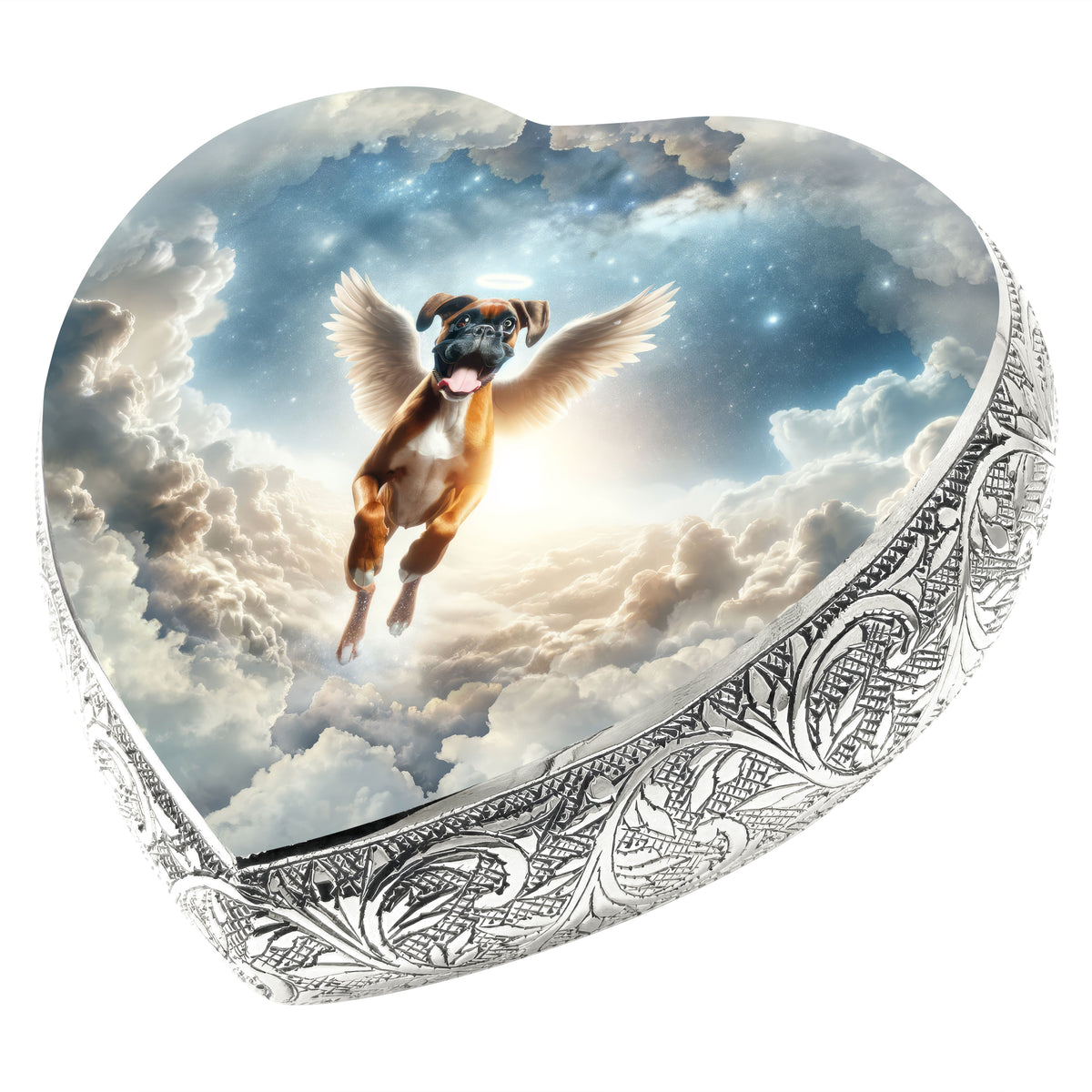 Eternal Elegance Dog Urns Boxer - Celestial Vision Dog Urn