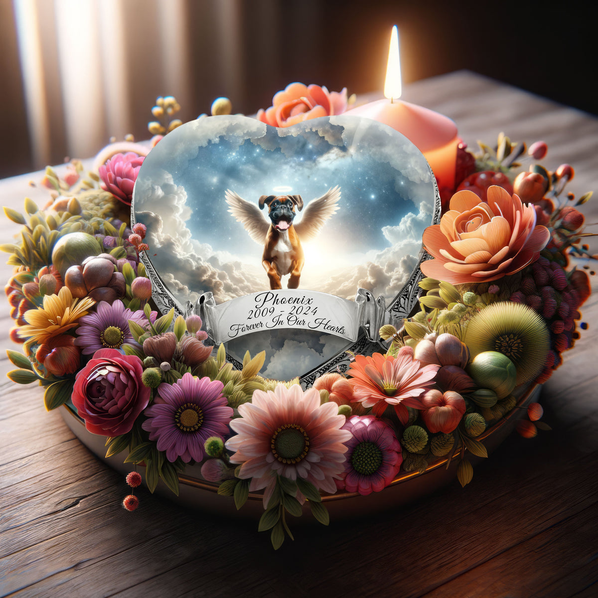 Eternal Elegance Dog Urns Boxer - Celestial Vision Dog Urn