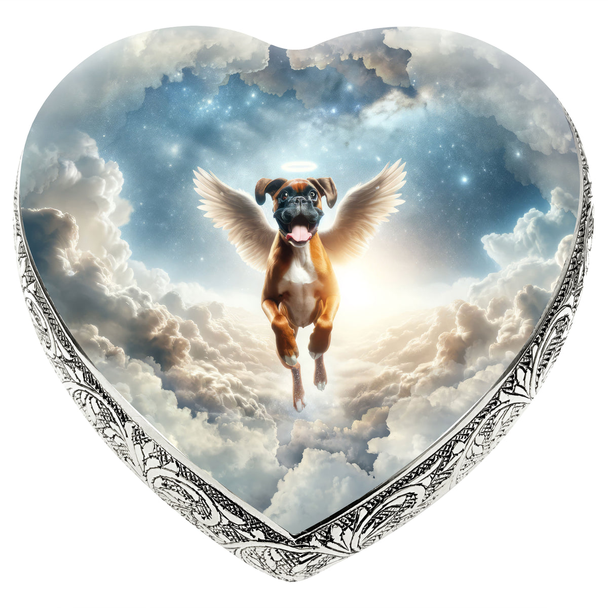 Eternal Elegance Dog Urns Boxer - Celestial Vision Dog Urn
