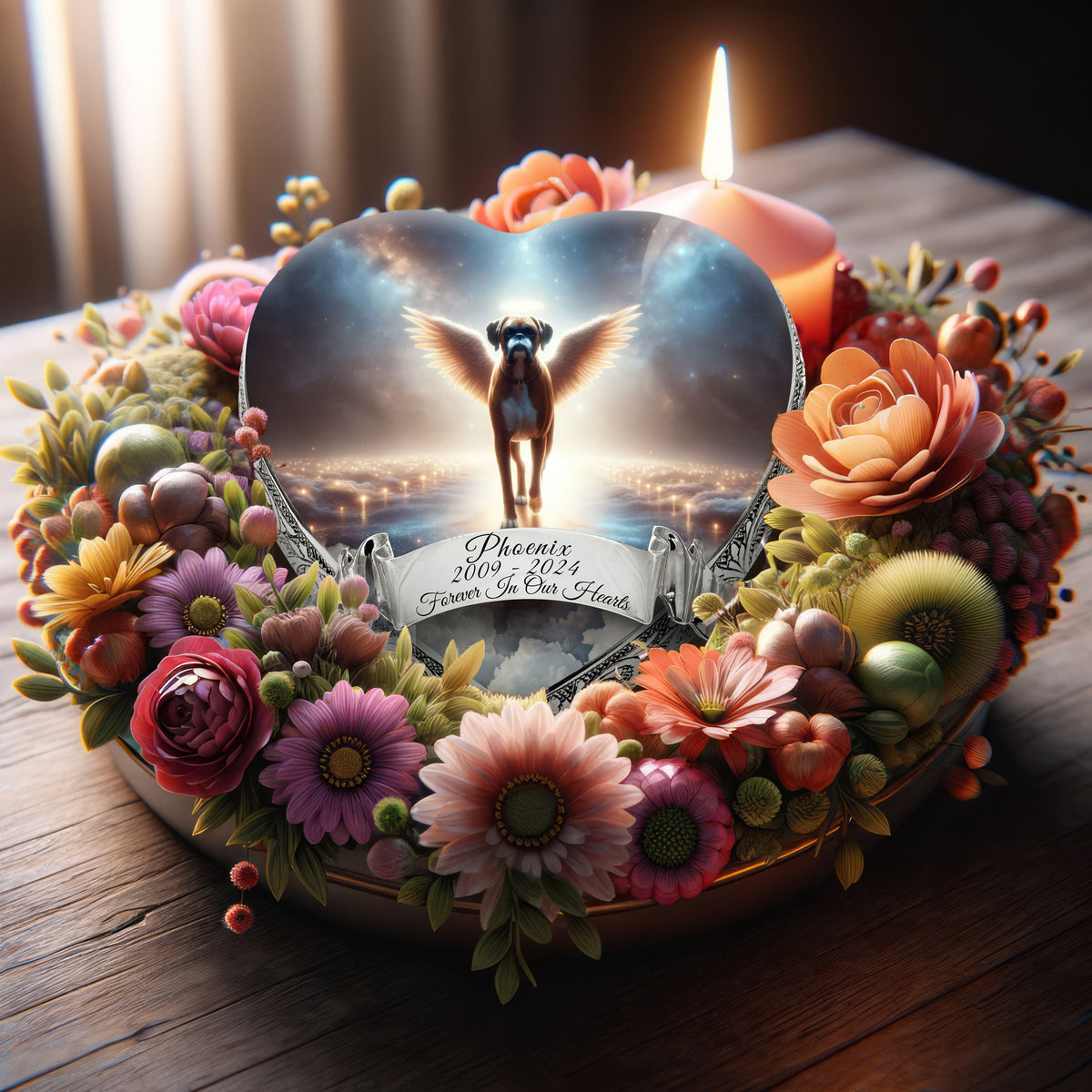 Eternal Elegance Dog Urns Boxer - Divine Dreamscape Dog Urn