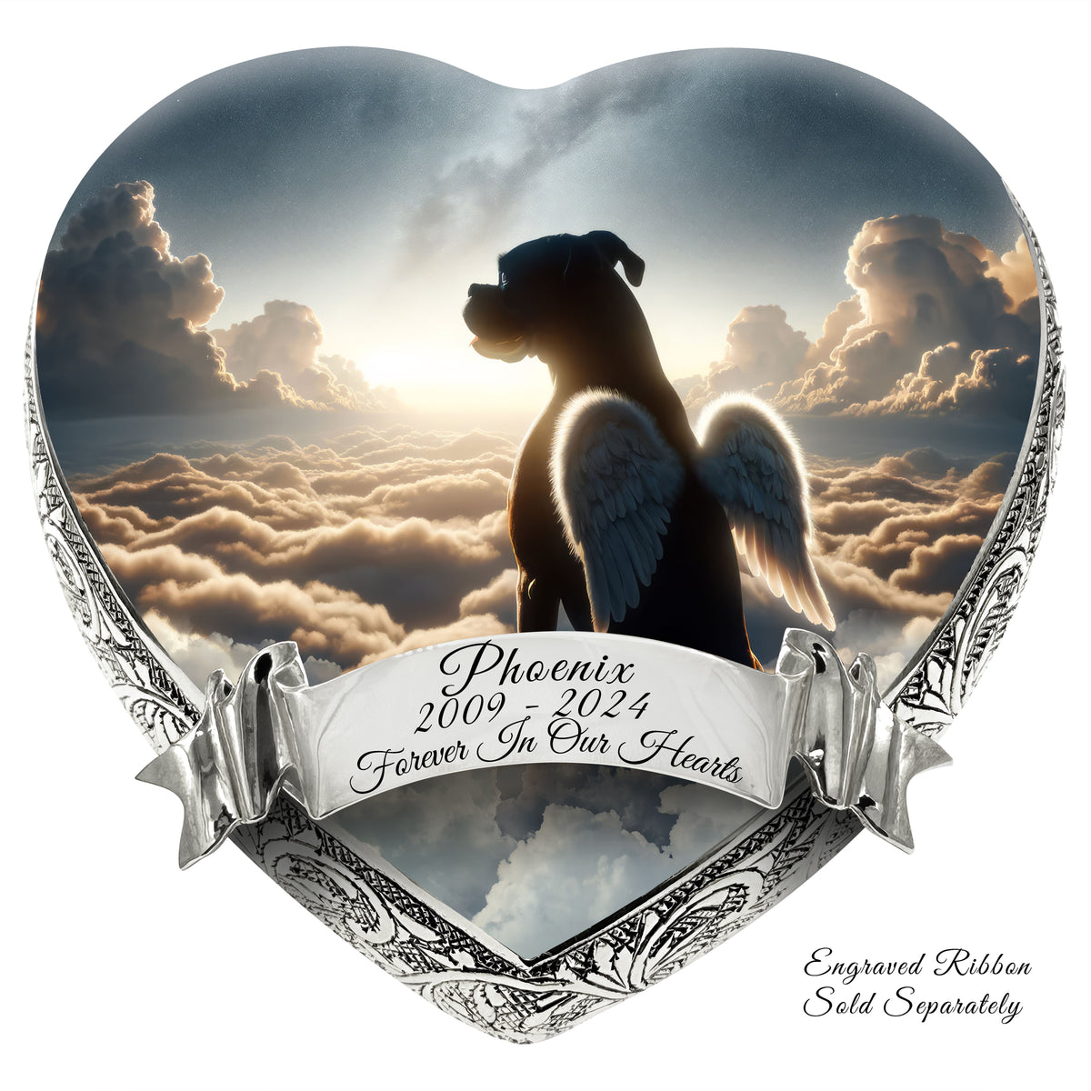 Eternal Elegance Dog Urns Boxer - Edenic Horizon Dog Urn