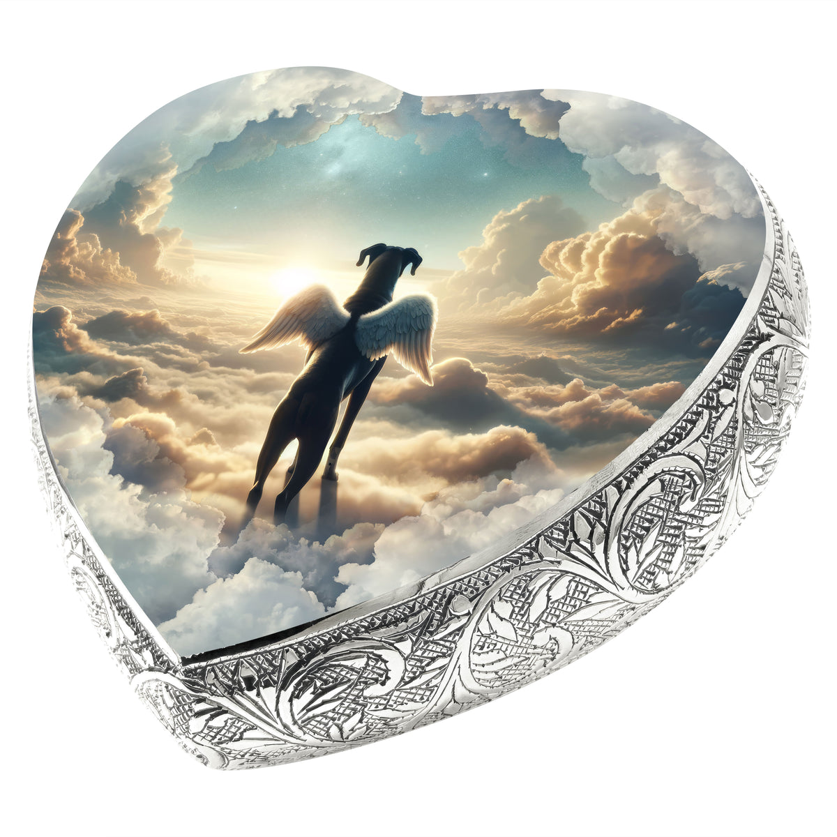 Eternal Elegance Dog Urns Boxer - Heavenly Panorama Dog Urn