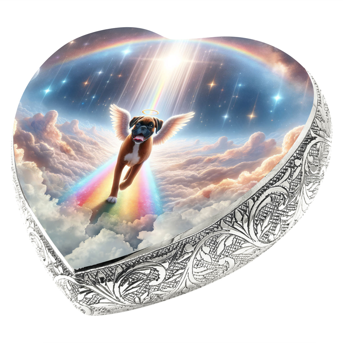 Eternal Elegance Dog Urns Boxer - Rainbow Bridge Dog Urn