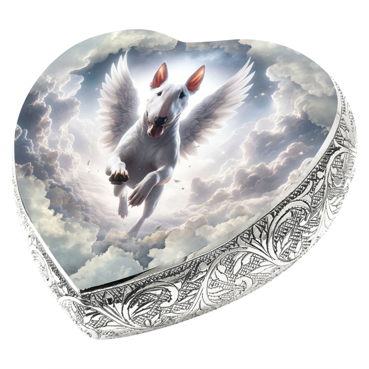 Eternal Elegance Dog Urns Bull Terrier - Celestial Cascade Dog Urn