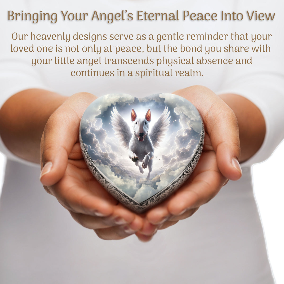 Eternal Elegance Dog Urns Bull Terrier - Celestial Cascade Dog Urn