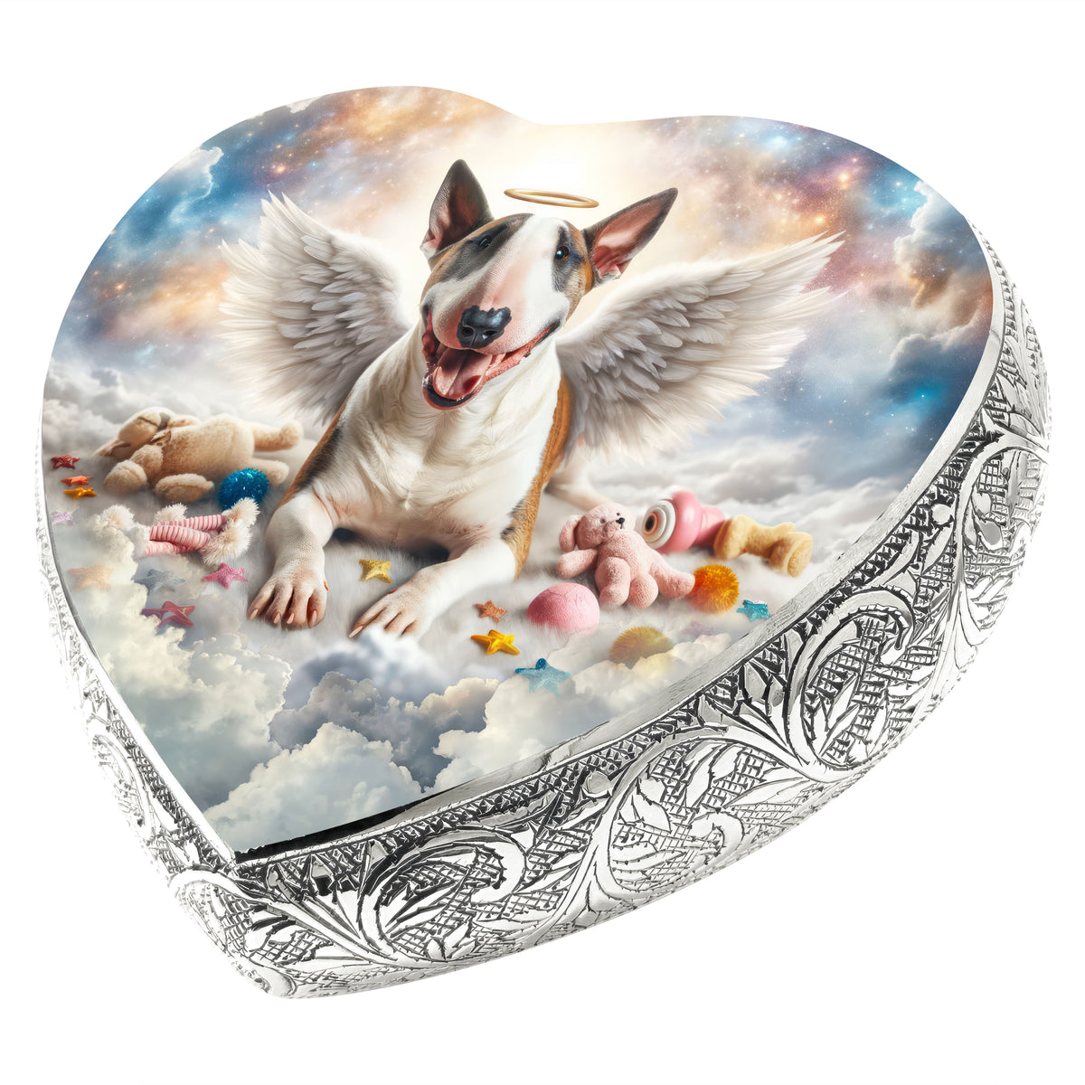 Eternal Elegance Dog Urns Bull Terrier - Cosmic Charm Dog Urn