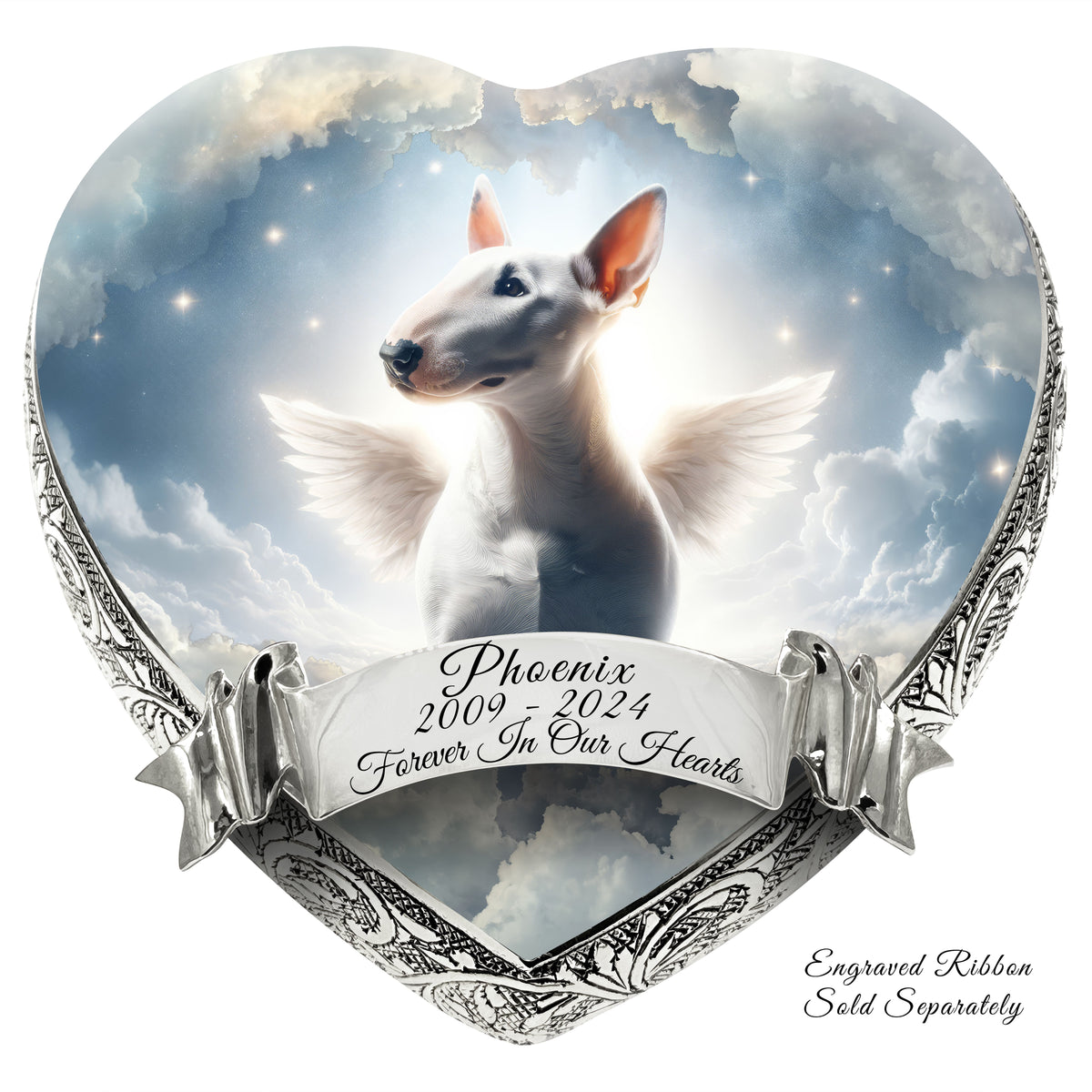 Eternal Elegance Dog Urns Bull Terrier - Cosmic Chorus Dog Urn