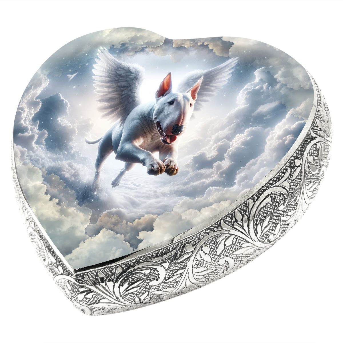 Eternal Elegance Dog Urns Bull Terrier - Divine Drift Dog Urn