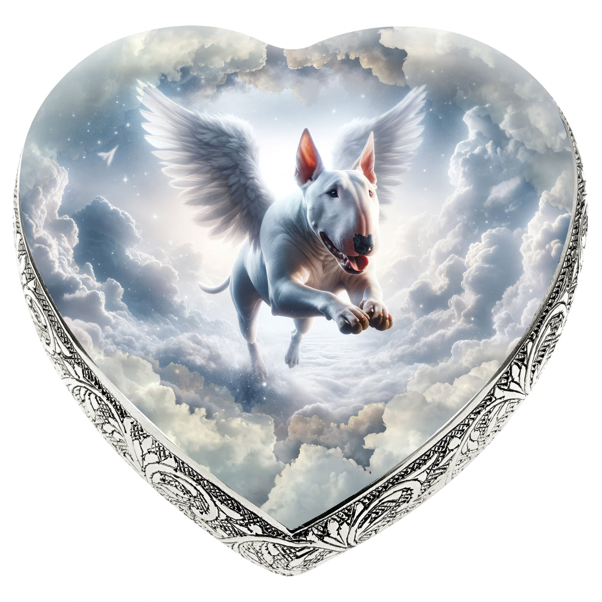 Eternal Elegance Dog Urns Bull Terrier - Divine Drift Dog Urn