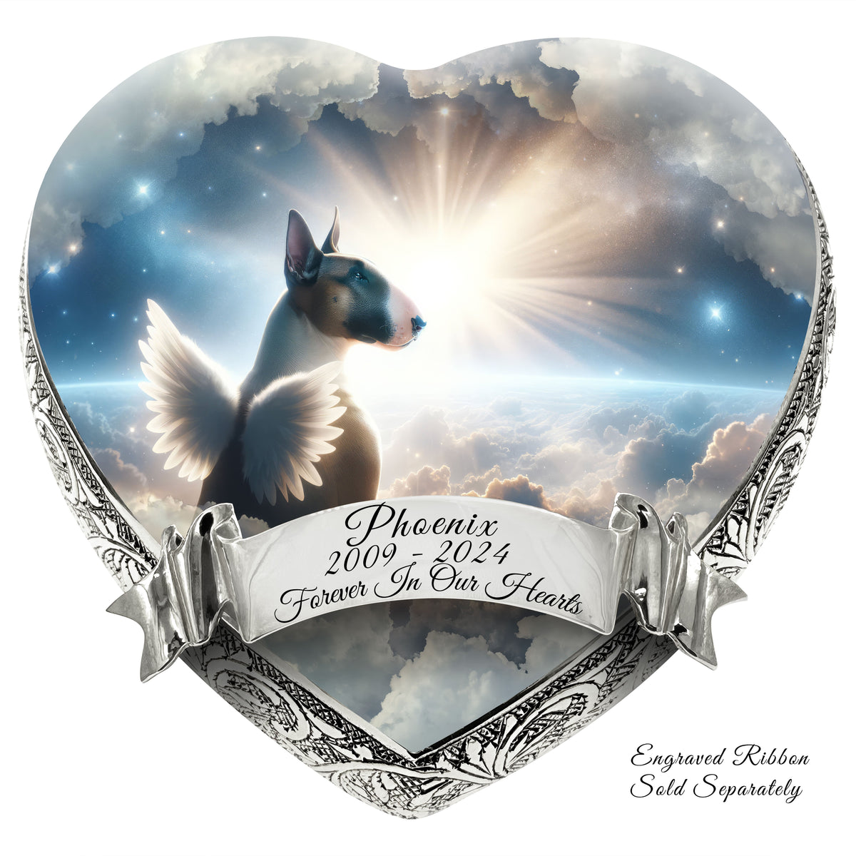 Eternal Elegance Dog Urns Bull Terrier - Nova Glow Dog Urn