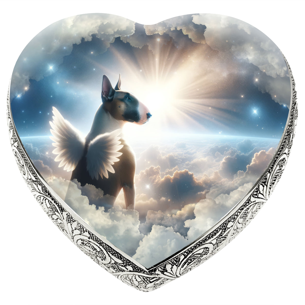 Eternal Elegance Dog Urns Bull Terrier - Nova Glow Dog Urn