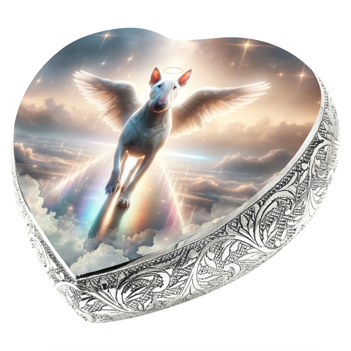 Eternal Elegance Dog Urns Bull Terrier - Rainbow Bridge Dog Urn