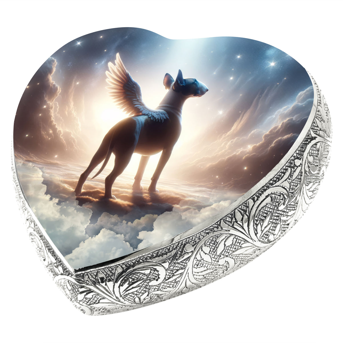 Eternal Elegance Dog Urns Bull Terrier - Starry Soiree Dog Urn