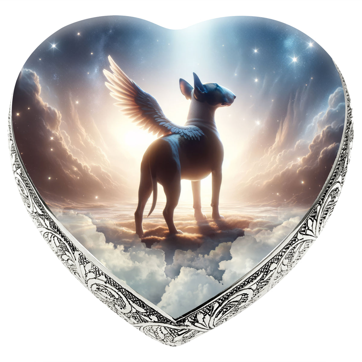 Eternal Elegance Dog Urns Bull Terrier - Starry Soiree Dog Urn