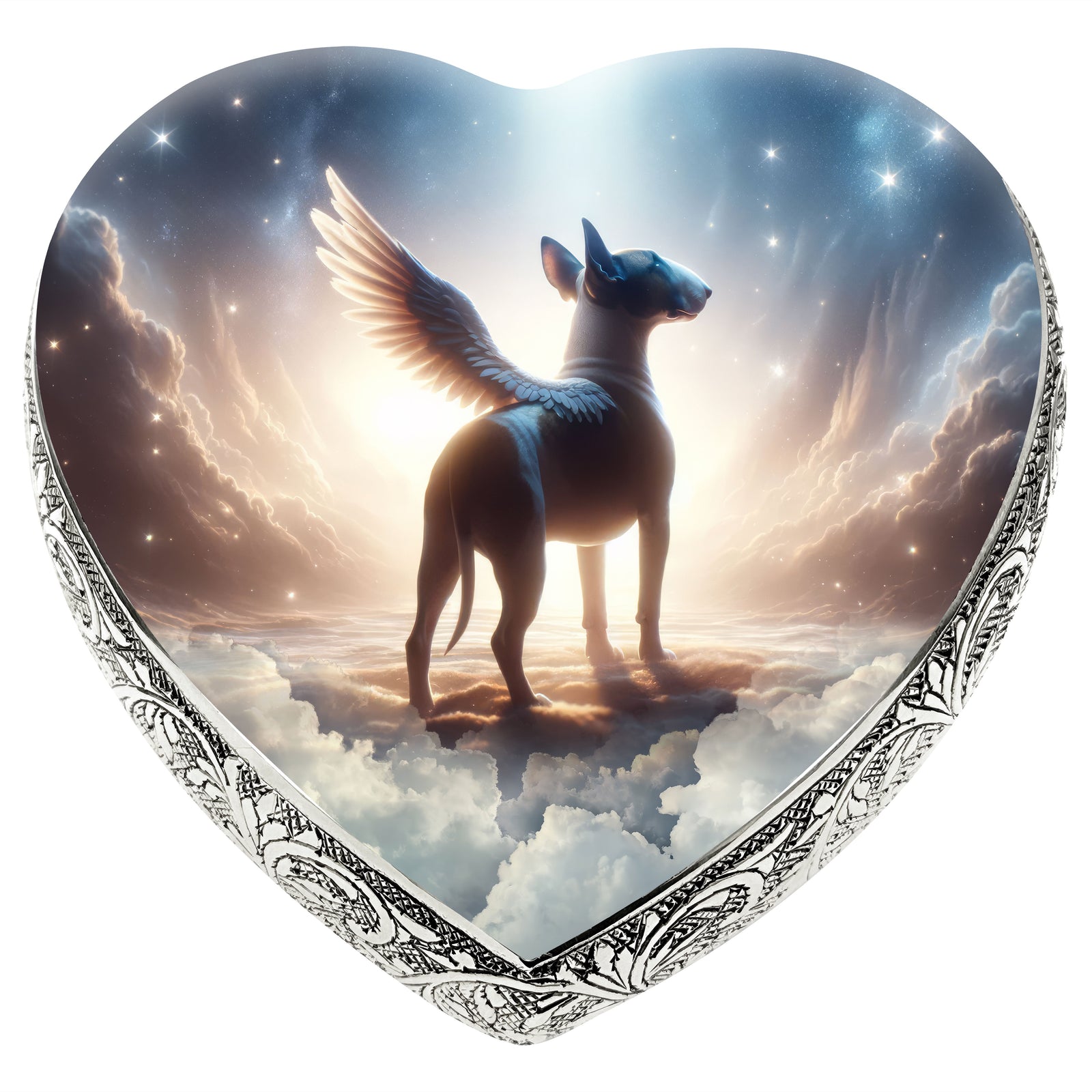 Eternal Elegance Dog Urns Bull Terrier - Starry Soiree Dog Urn