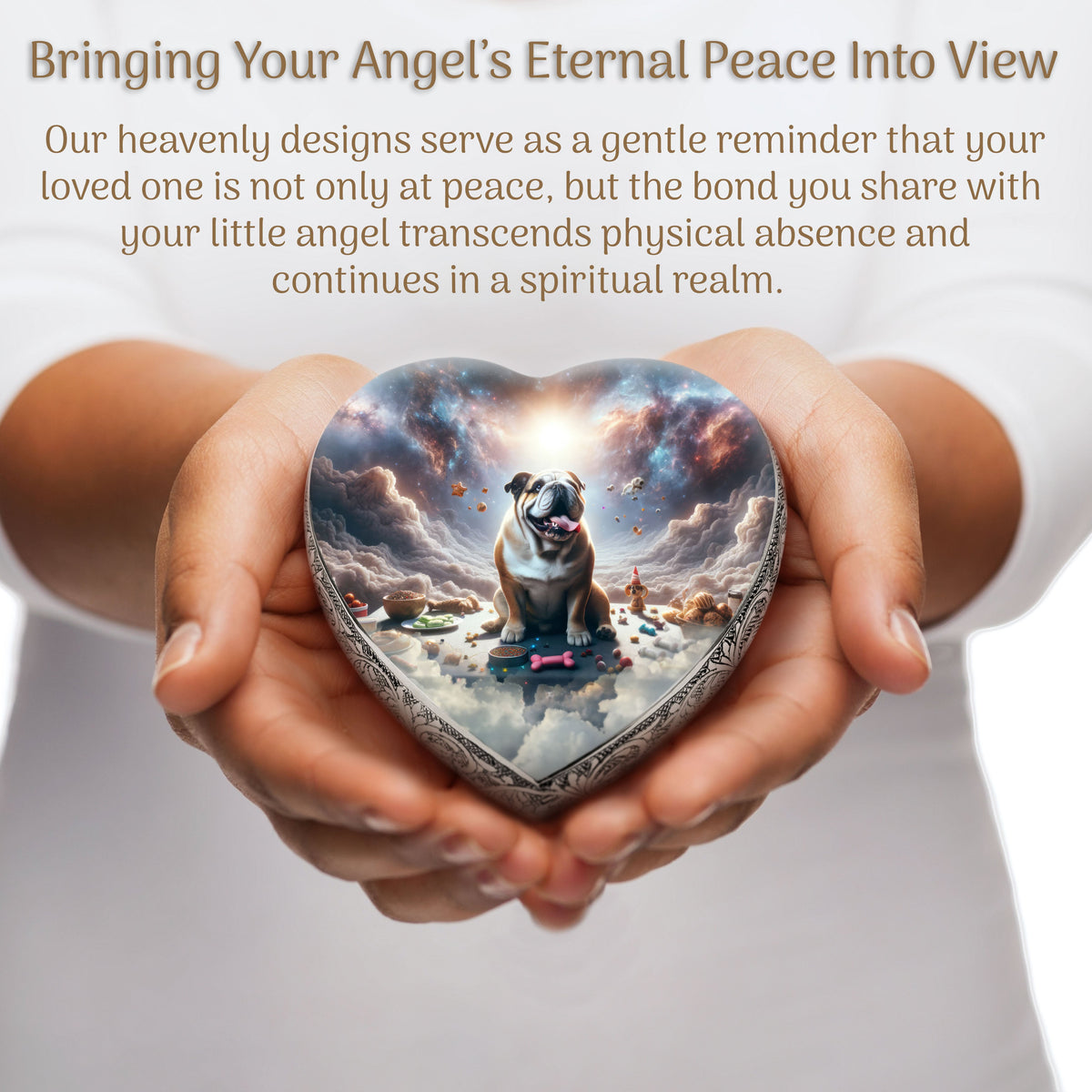 Eternal Elegance Dog Urns Bulldog - Cosmic Charm Dog Urn