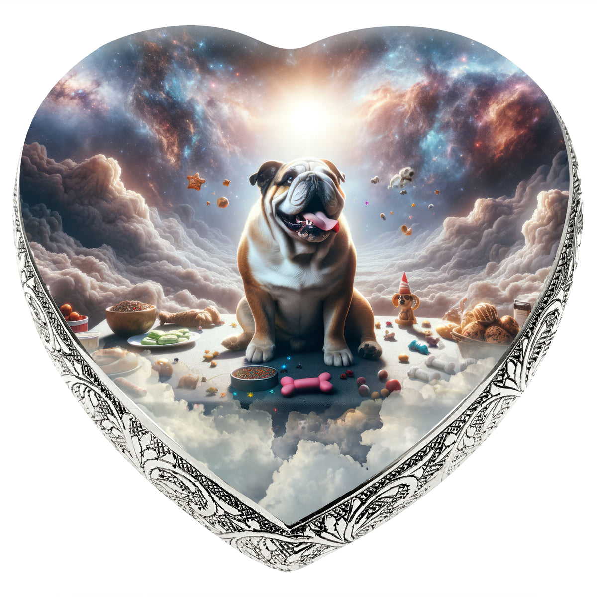 Eternal Elegance Dog Urns Bulldog - Cosmic Charm Dog Urn