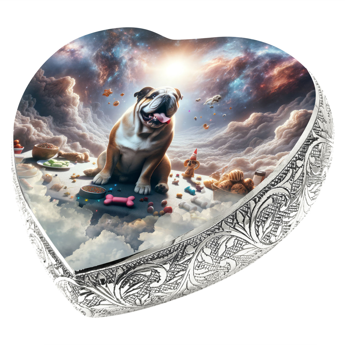 Eternal Elegance Dog Urns Bulldog - Cosmic Charm Dog Urn