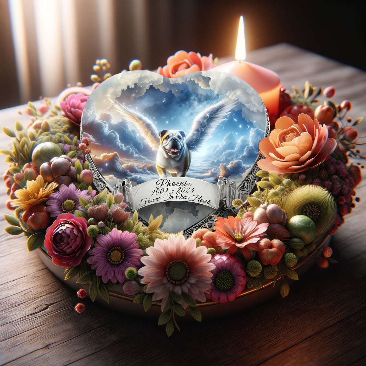 Eternal Elegance Dog Urns Bulldog - Cosmic Chorus Dog Urn