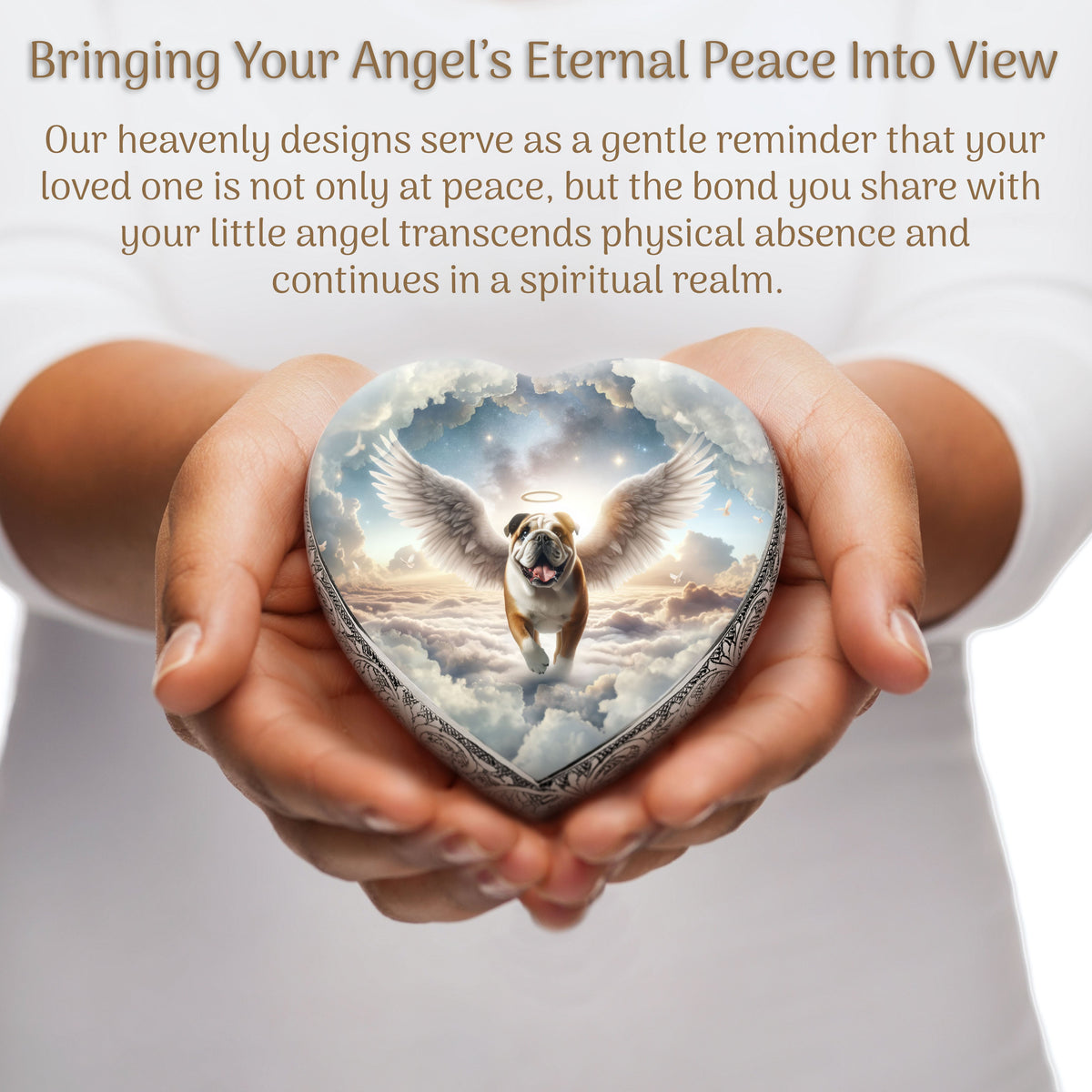 Eternal Elegance Dog Urns Bulldog - Divine Dream Dog Urn