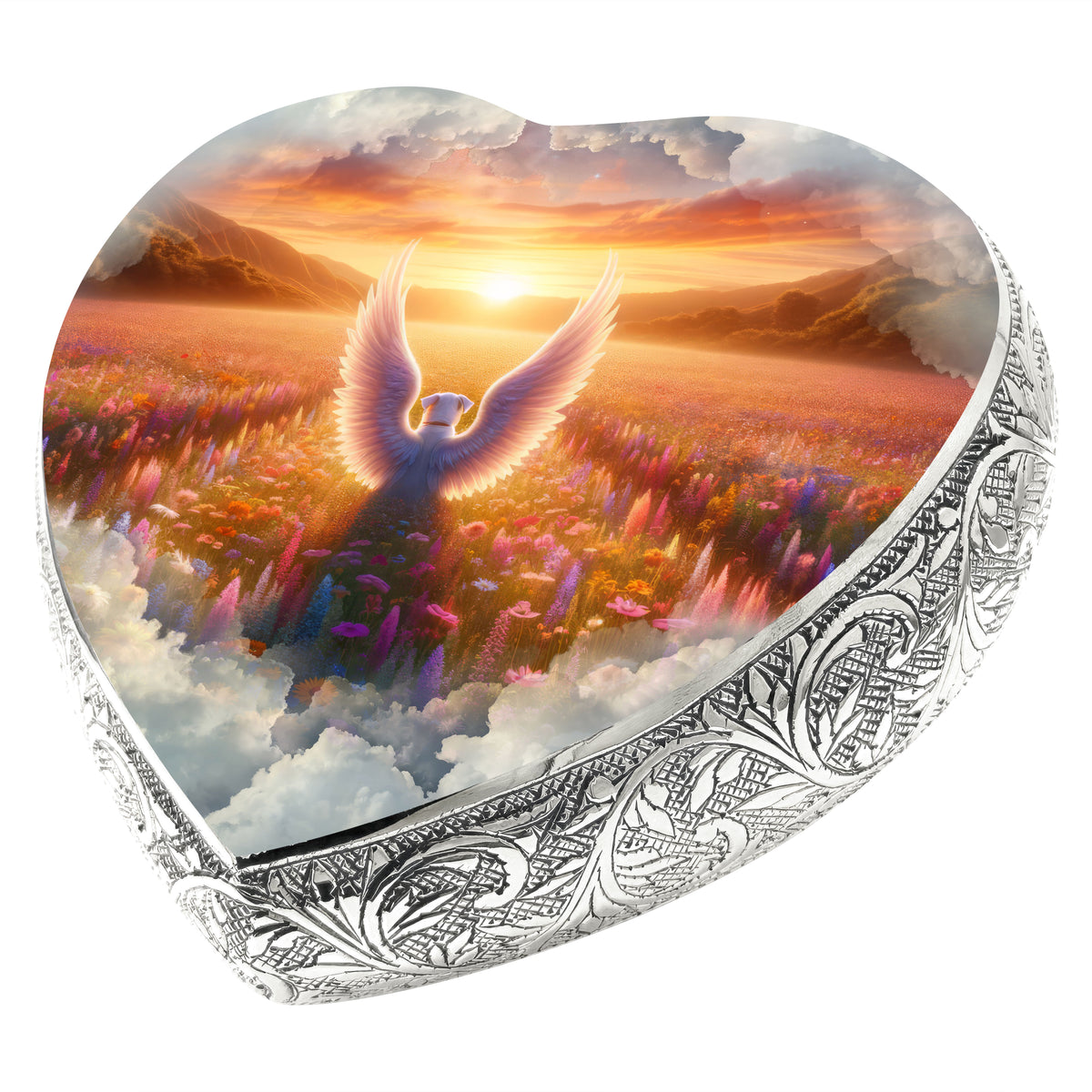 Eternal Elegance Dog Urns Bulldog - Divine Skyscape Dog Urn