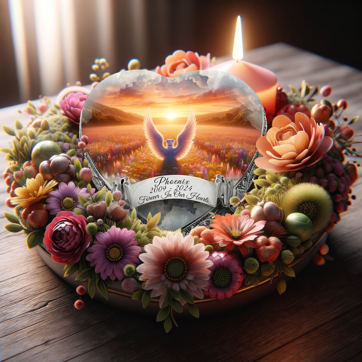 Eternal Elegance Dog Urns Bulldog - Divine Skyscape Dog Urn