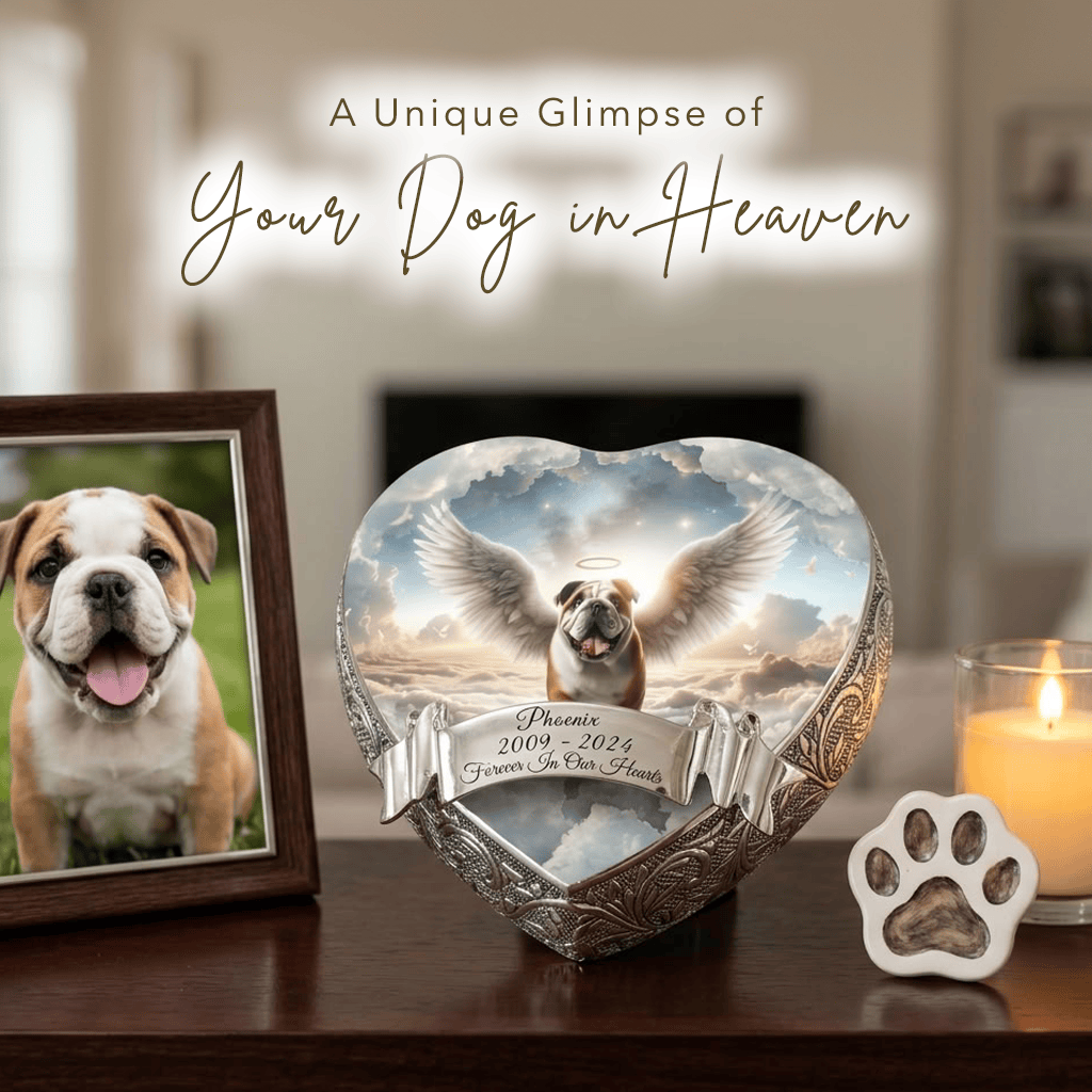 Eternal Elegance Dog Urns Bulldog Dog Urn - Cosmic Chorus Urn for Dog Ashes