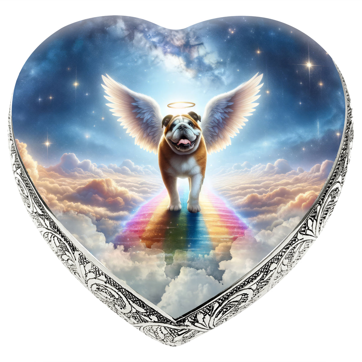 Eternal Elegance Dog Urns Bulldog - Rainbow Bridge Dog Urn
