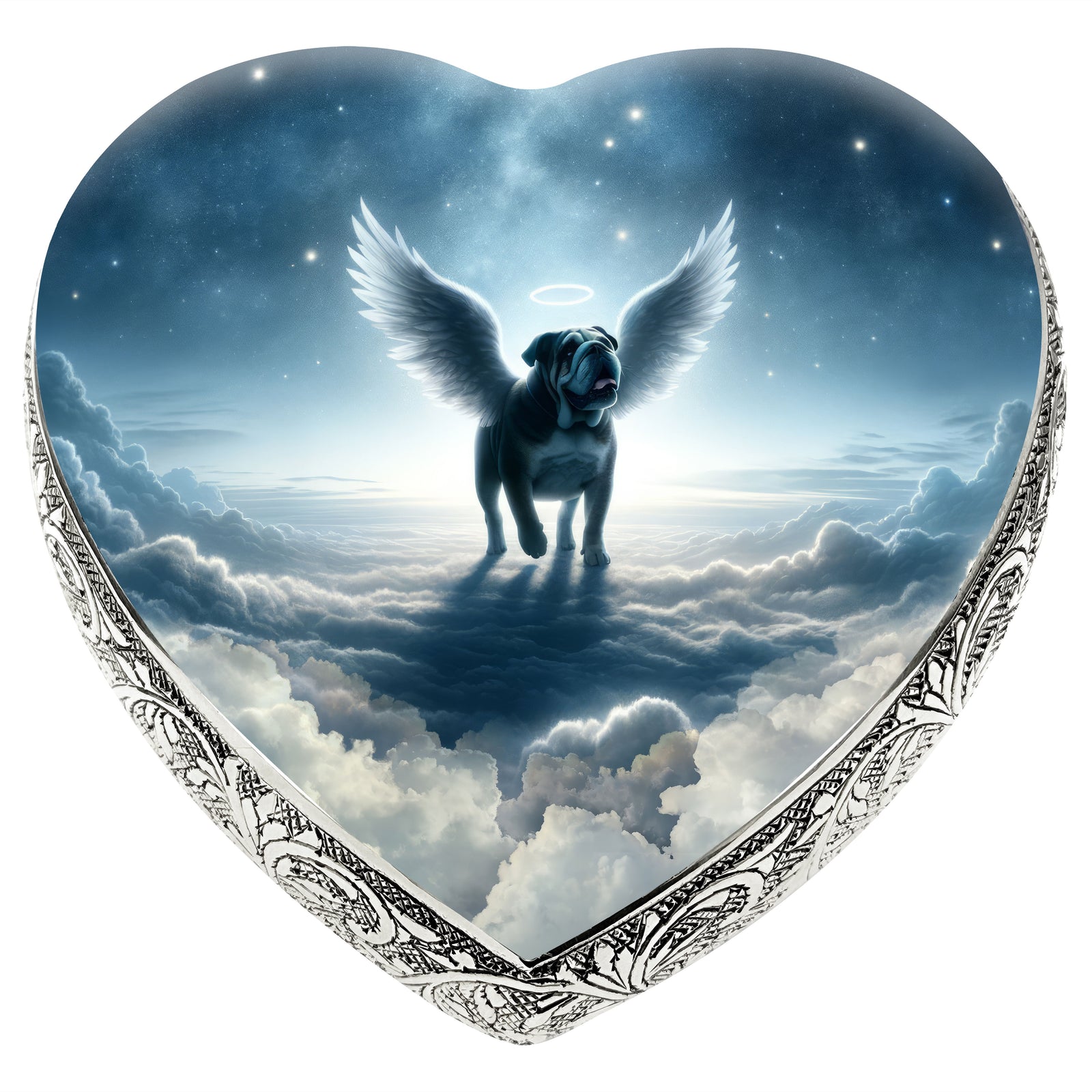 Eternal Elegance Dog Urns Bulldog - Starry Soiree Dog Urn