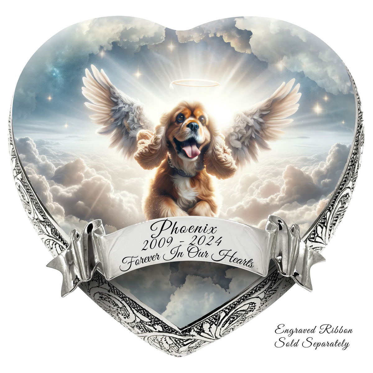 Eternal Elegance Dog Urns Cocker Spaniel - Celestial Whisper Dog Urn