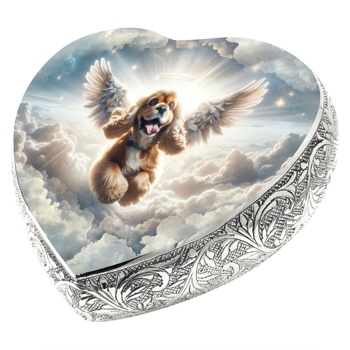 Eternal Elegance Dog Urns Cocker Spaniel - Celestial Whisper Dog Urn