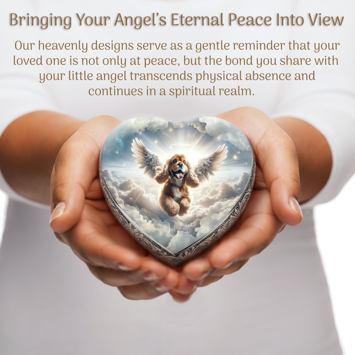 Eternal Elegance Dog Urns Cocker Spaniel - Celestial Whisper Dog Urn