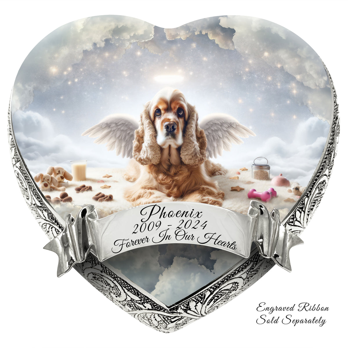 Eternal Elegance Dog Urns Cocker Spaniel - Paradise Beam Dog Urn