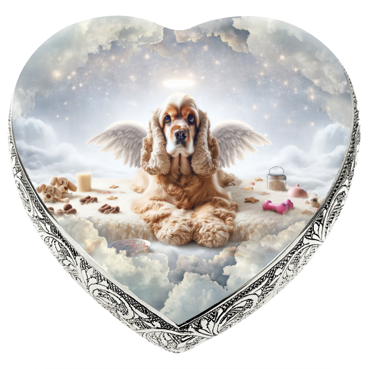 Eternal Elegance Dog Urns Cocker Spaniel - Paradise Beam Dog Urn